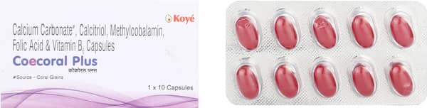 Coecoral Plus Strip Of 10 Softgel Capsules