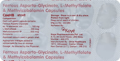 Coehb Strip Of 10 Capsules