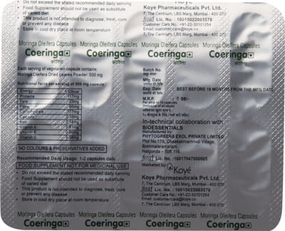 Coeringa 500mg Strip Of 10 Capsules