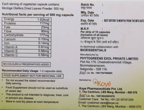 Coeringa 500Mg Strip Of 10 Capsules