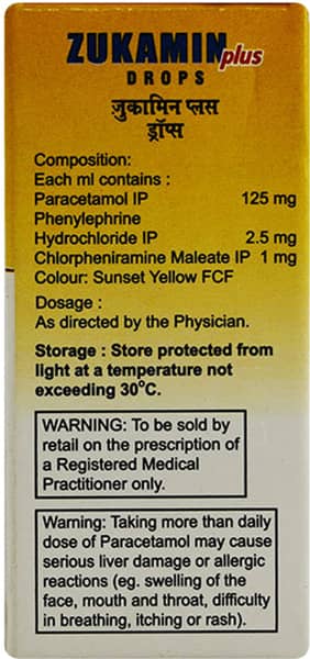 Zukamin Plus Bottle Of 15ml Oral Drops