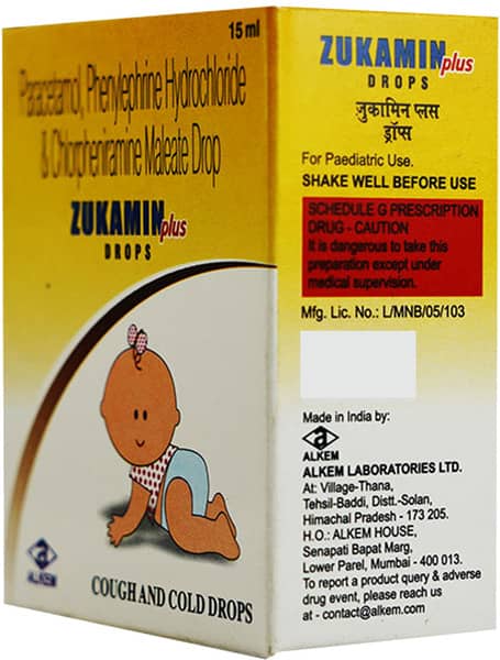 Zukamin Plus Bottle Of 15ml Oral Drops