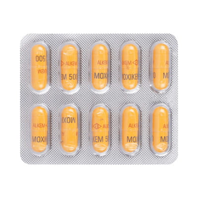 Moxikem 500mg Strip Of 10 Capsules