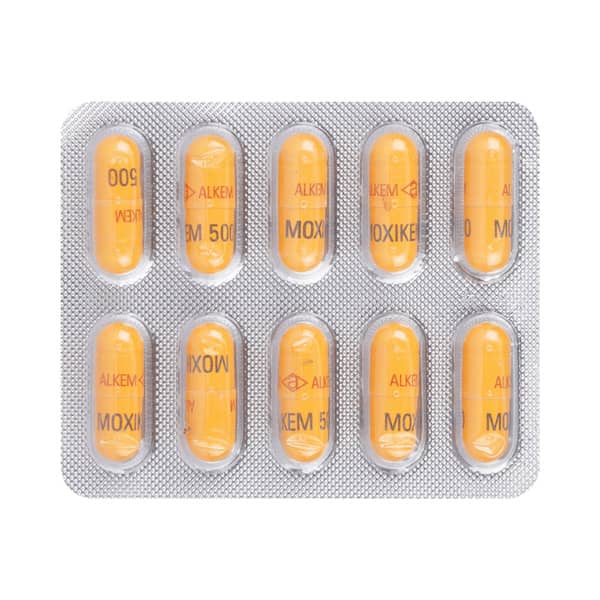 Moxikem 500mg Strip Of 10 Capsules