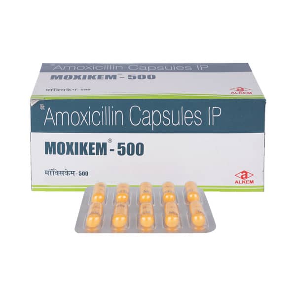 Moxikem 500mg Strip Of 10 Capsules