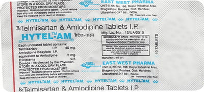 Hytel Am Strip Of 10 Tablets