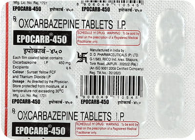 Epocarb 450mg Strip Of 10 Tablets