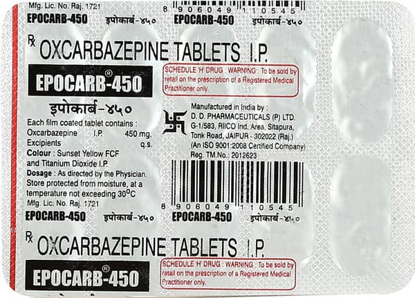 Epocarb 450mg Strip Of 10 Tablets