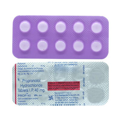 Prop 40mg Strip Of 10 Tablets