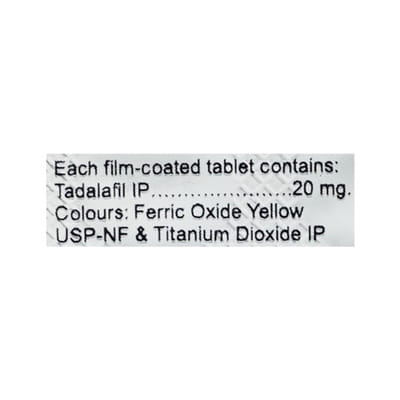 Tadafil 20mg Strip Of 10 Tablets