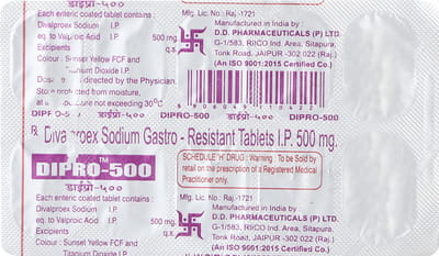 Dipro 500mg Strip Of 10 Tablets