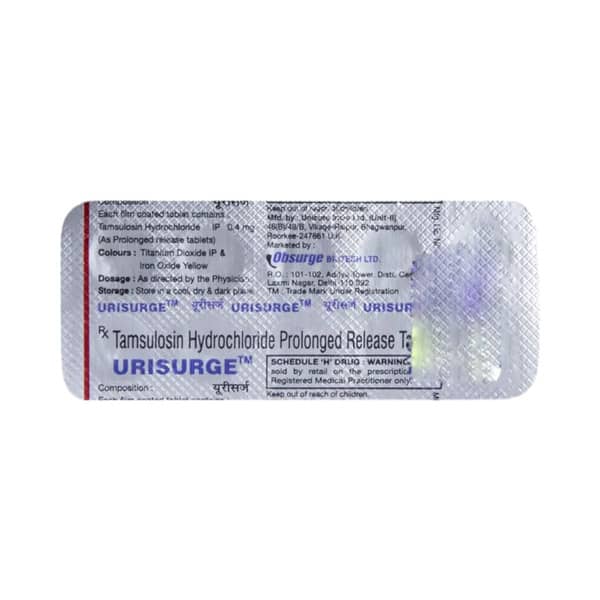 Urisurge 0.4Mg Strip Of 10 Tablets
