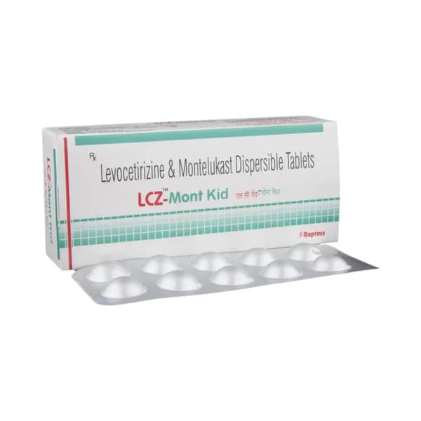 Lcz Mont Kid Strip Of 10 Tablets