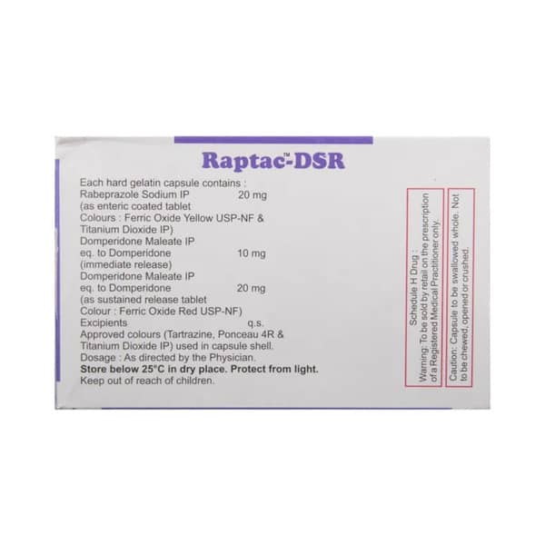 Raptac Dsr Strip Of 10 Capsules