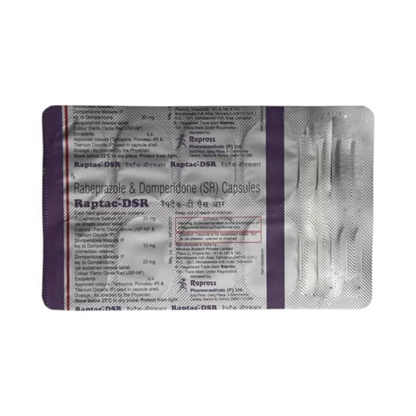 Raptac Dsr Strip Of 10 Capsules