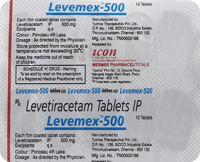 Levemex 500mg Strip Of 10 Tablets