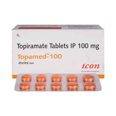 Topamed 100mg Strip Of 10 Tablets