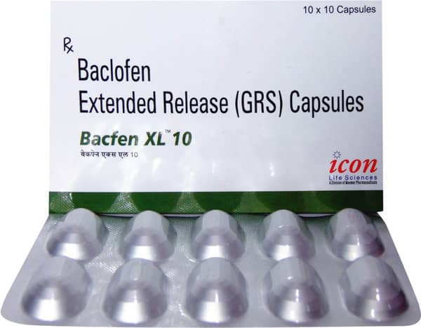 Bacfen Xl 10mg Strip Of 10 Capsules