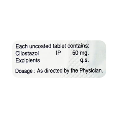 Cilotab 50mg Strip Of 10 Tablets