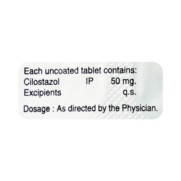 Cilotab 50mg Strip Of 10 Tablets