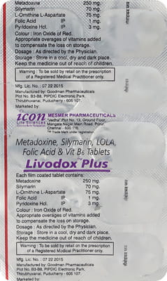 Livodox Plus Strip Of 10 Tablets