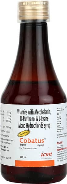 Cobatus Sugar Free Bottle Of 200ml Syrup