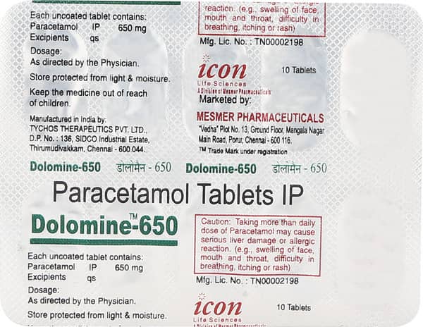 Dolomine 650mg Tablet