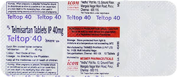 Teltop 40mg Strip Of 10 Tablets