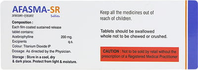 Afasma 200mg Sr Strip Of 10 Tablets