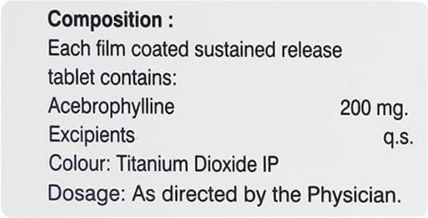 Afasma 200mg Sr Strip Of 10 Tablets