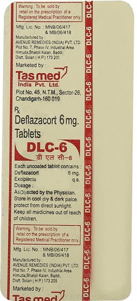 Dlc 6mg Strip Of 10 Tablets