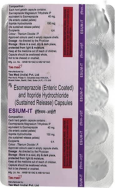 Esium It Strip Of 10 Capsules
