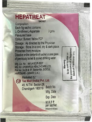 Hepatreat Refreshing Flavour Sachet Of 5gm Granules