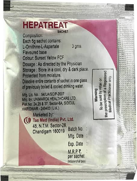 Hepatreat Refreshing Flavour Sachet Of 5Gm Granules