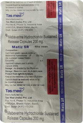 Matiz 200mg Sr Capsules