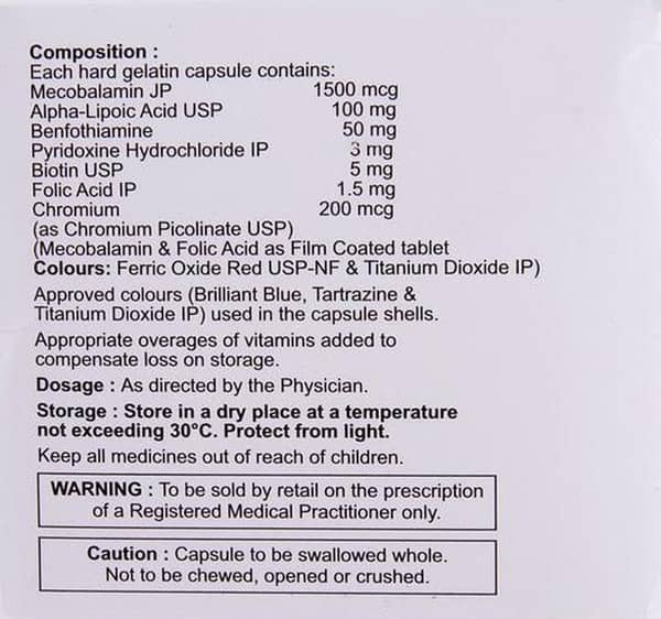 Tinep Forte Strip Of 10 Capsules