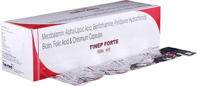 Tinep Forte Strip Of 10 Capsules
