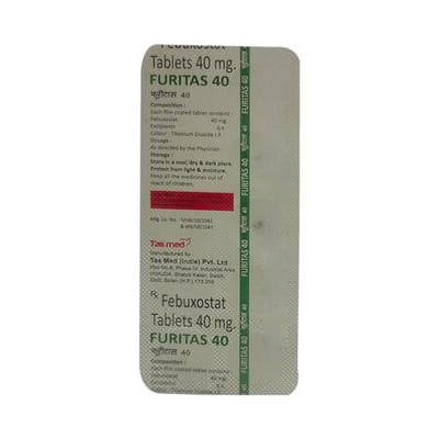 Furitas 40mg Strip Of 10 Tablets