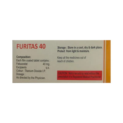 Furitas 40mg Strip Of 10 Tablets