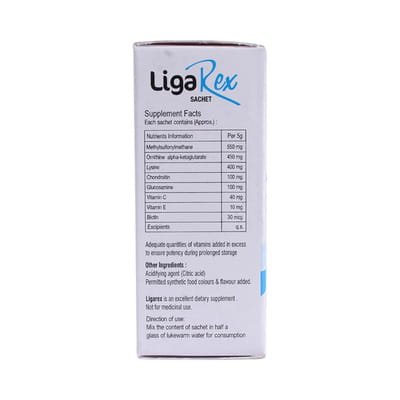 Ligarex Sugar Free Sachet Of 5gm Oral Powder