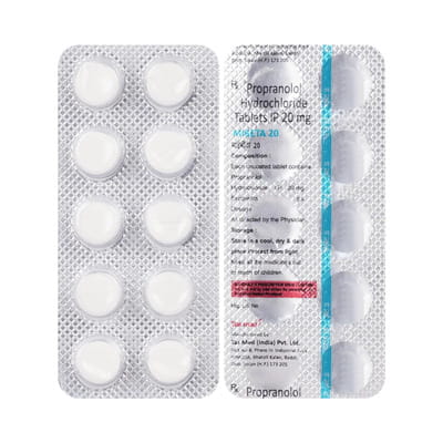 Mibeta 20mg Strip Of 10 Tablets