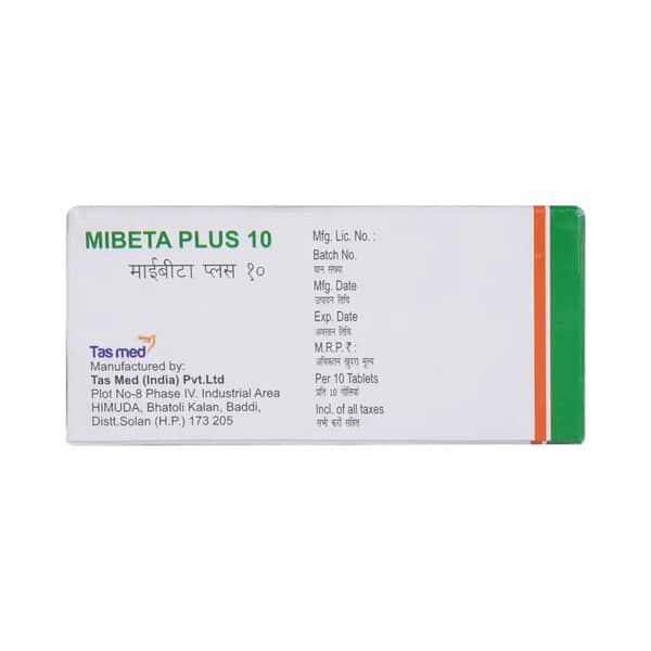 Mibeta Plus 10Mg Strip Of 10 Tablets