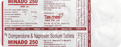 Minado 250mg Strip Of 10 Tablets