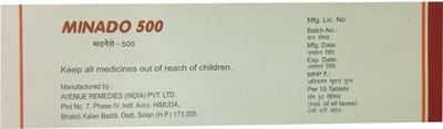 Minado 500mg Strip Of 10 Tablets