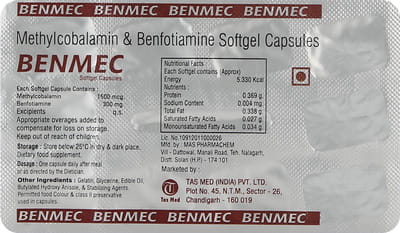 Benmec Strip Of 10 Capsules