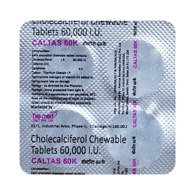 Caltas 60k Strip Of 4 Tablets