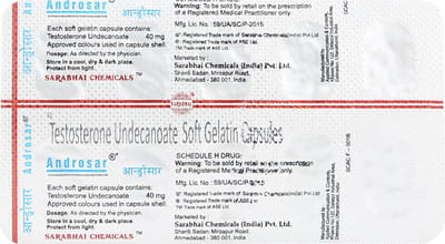 Androsar 40mg Capsule