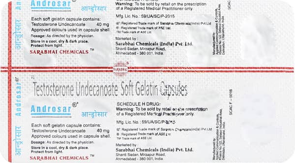 Androsar 40mg Capsule