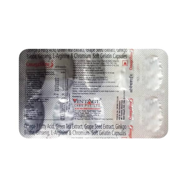 Omegashine Strip Of 10 Capsules