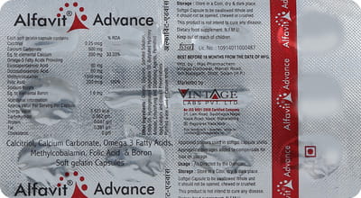 Alfavit Advance Strip Of 10 Capsules